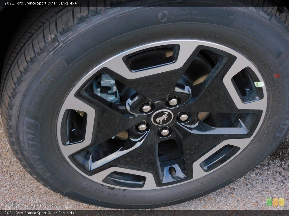 2021 Ford Bronco Sport Outer Banks 4x4 Wheel and Tire Photo #142933284