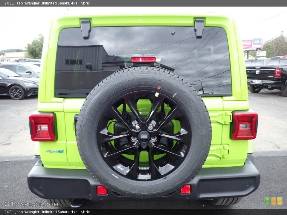 2021 Jeep Wrangler Unlimited Sahara 4xe Hybrid Wheel and Tire Photo #142934405