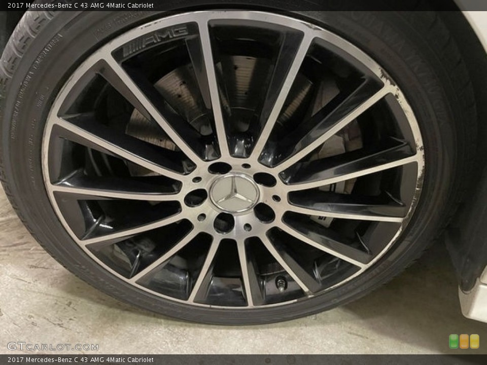 2017 Mercedes-Benz C 43 AMG 4Matic Cabriolet Wheel and Tire Photo #142941089