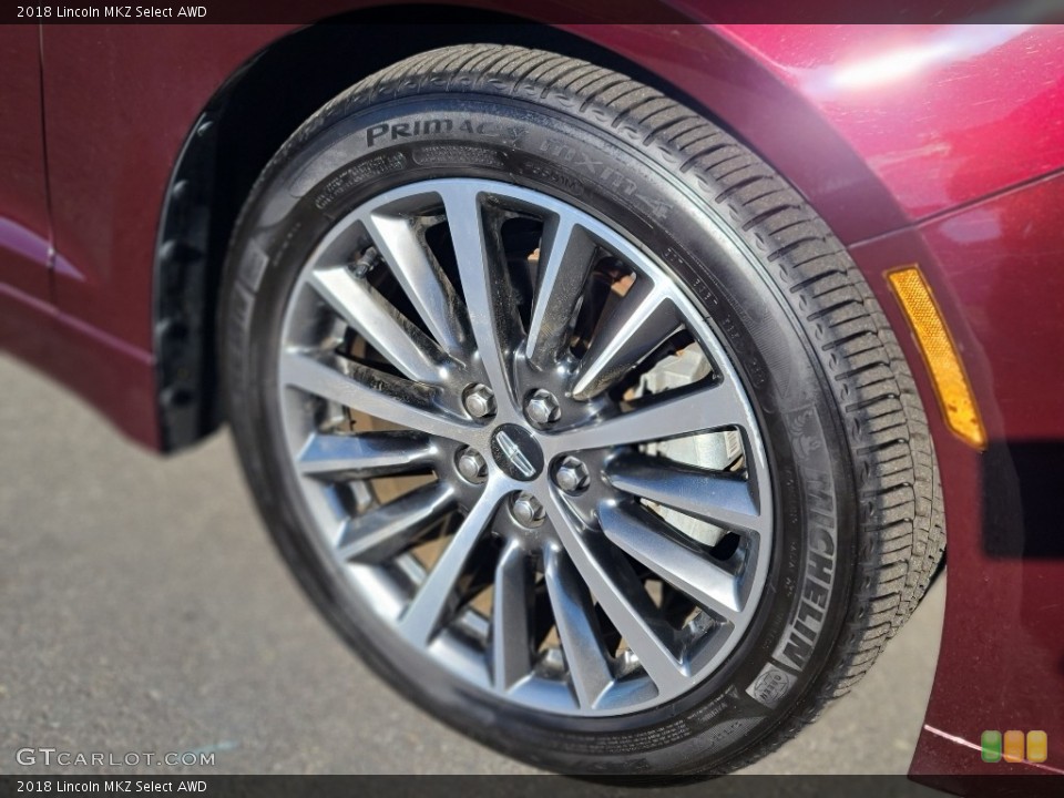 2018 Lincoln MKZ Select AWD Wheel and Tire Photo #142945887