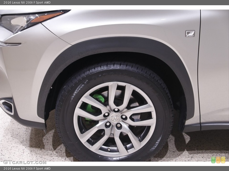 2016 Lexus NX 200t F Sport AWD Wheel and Tire Photo #142953943