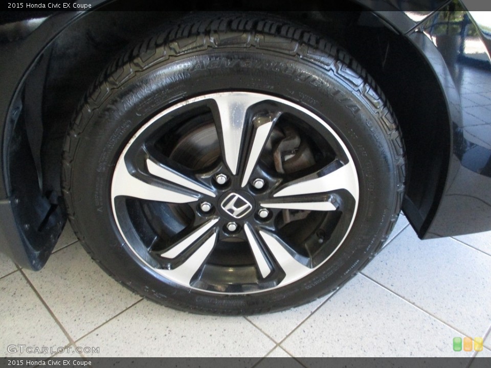 2015 Honda Civic EX Coupe Wheel and Tire Photo #142970609