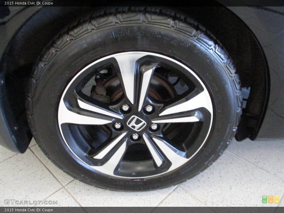 2015 Honda Civic EX Coupe Wheel and Tire Photo #142970624
