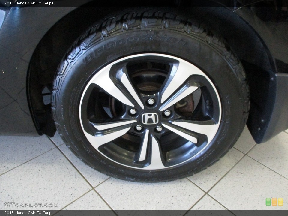 2015 Honda Civic EX Coupe Wheel and Tire Photo #142970681