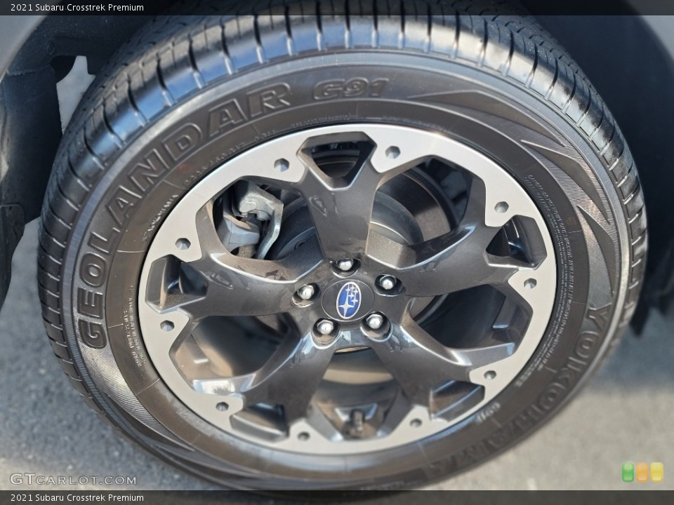 2021 Subaru Crosstrek Premium Wheel and Tire Photo #142976192