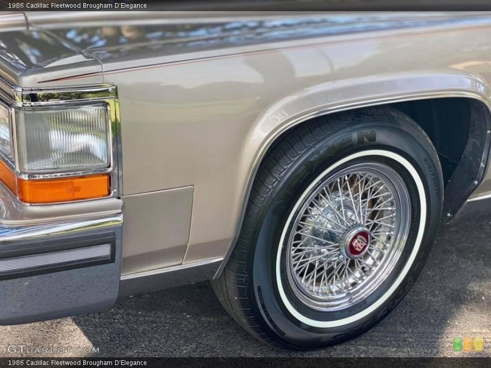 1986 Cadillac Fleetwood Brougham D'Elegance Wheel and Tire Photo #142978876