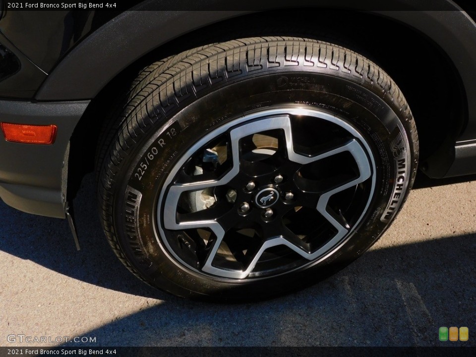 2021 Ford Bronco Sport Big Bend 4x4 Wheel and Tire Photo #142987082