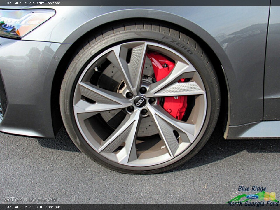 2021 Audi RS 7 quattro Sportback Wheel and Tire Photo #142990958