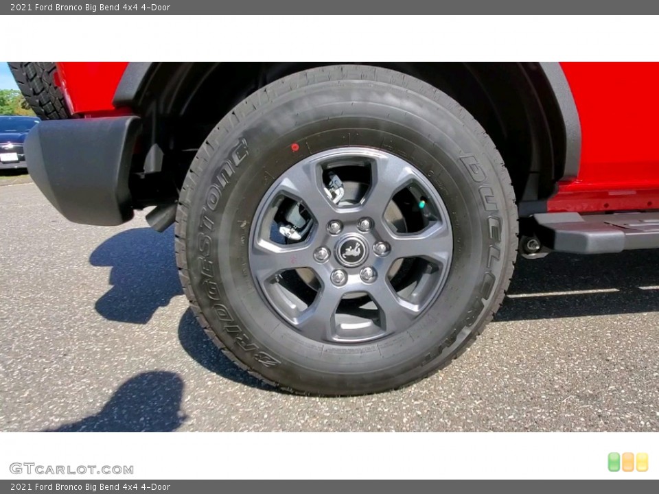 2021 Ford Bronco Big Bend 4x4 4-Door Wheel and Tire Photo #142991954