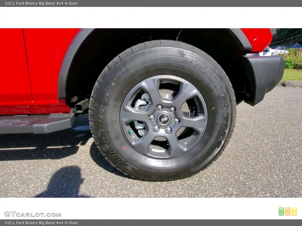 2021 Ford Bronco Big Bend 4x4 4-Door Wheel and Tire Photo #142992002