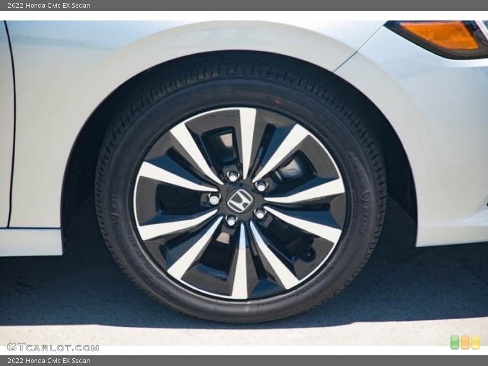 2022 Honda Civic EX Sedan Wheel and Tire Photo #143007494