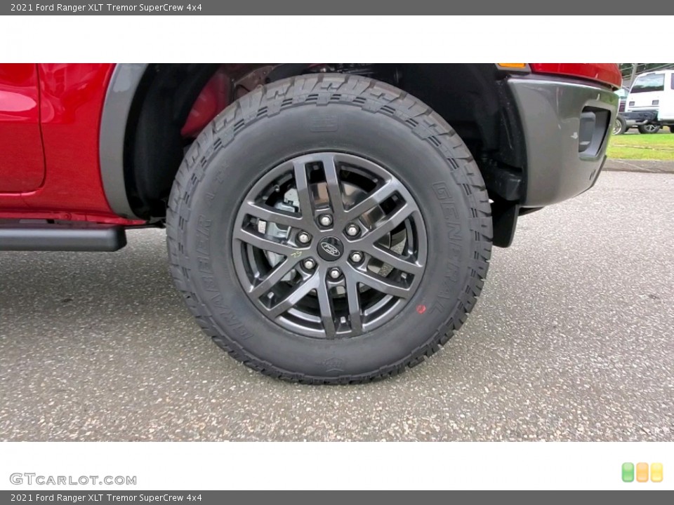 2021 Ford Ranger XLT Tremor SuperCrew 4x4 Wheel and Tire Photo #143029532