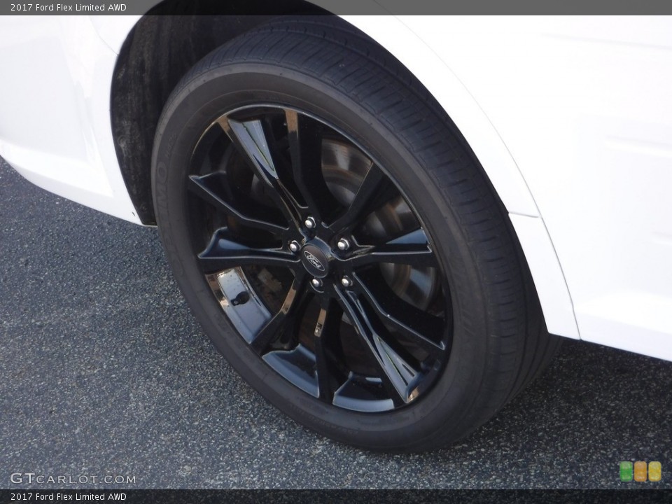 2017 Ford Flex Limited AWD Wheel and Tire Photo #143036234