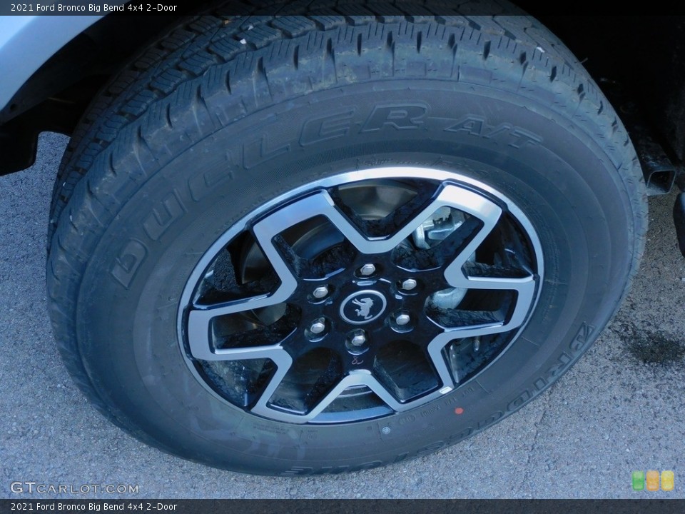 2021 Ford Bronco Big Bend 4x4 2-Door Wheel and Tire Photo #143037189