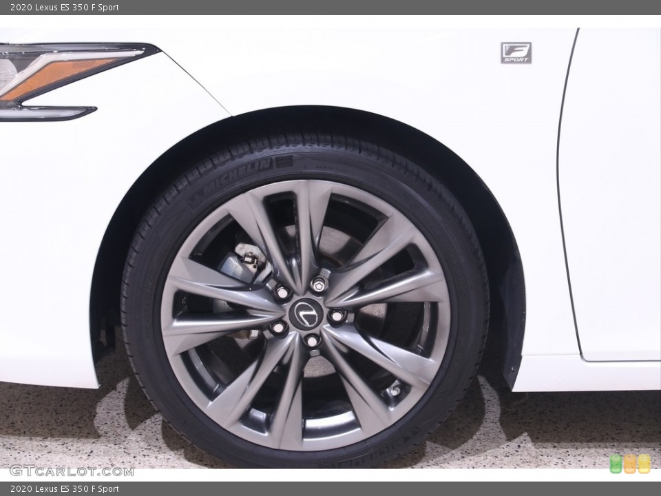 2020 Lexus ES 350 F Sport Wheel and Tire Photo #143052515