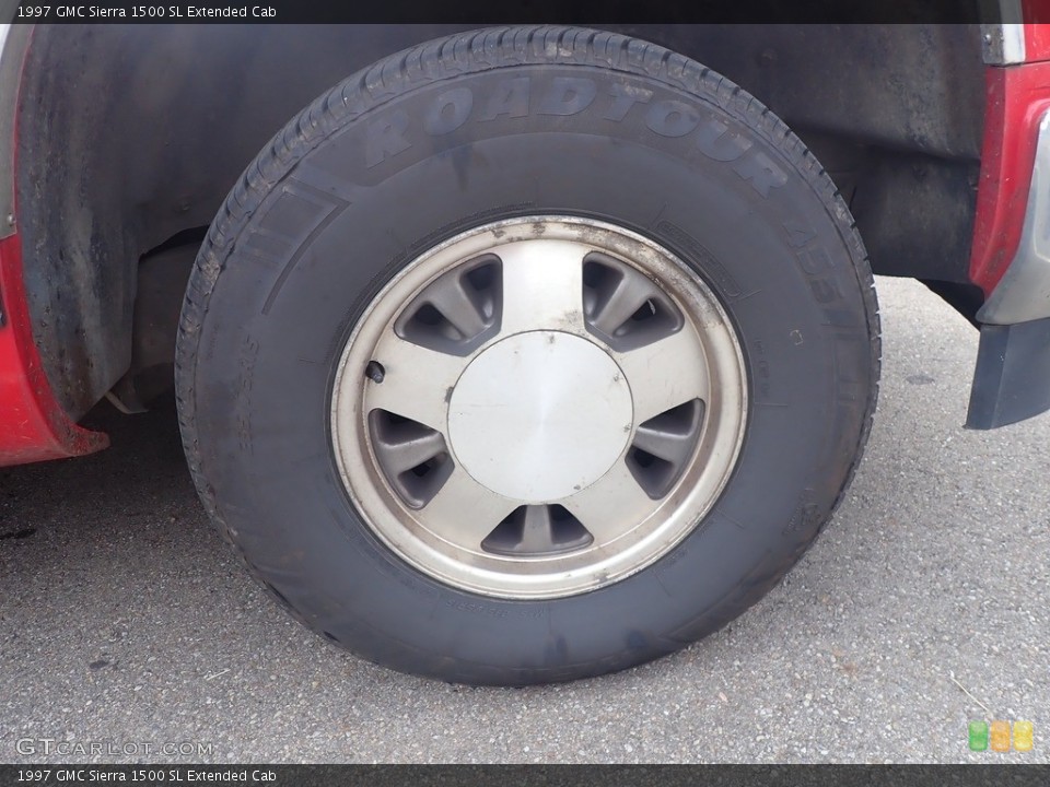 1997 GMC Sierra 1500 SL Extended Cab Wheel and Tire Photo #143057858