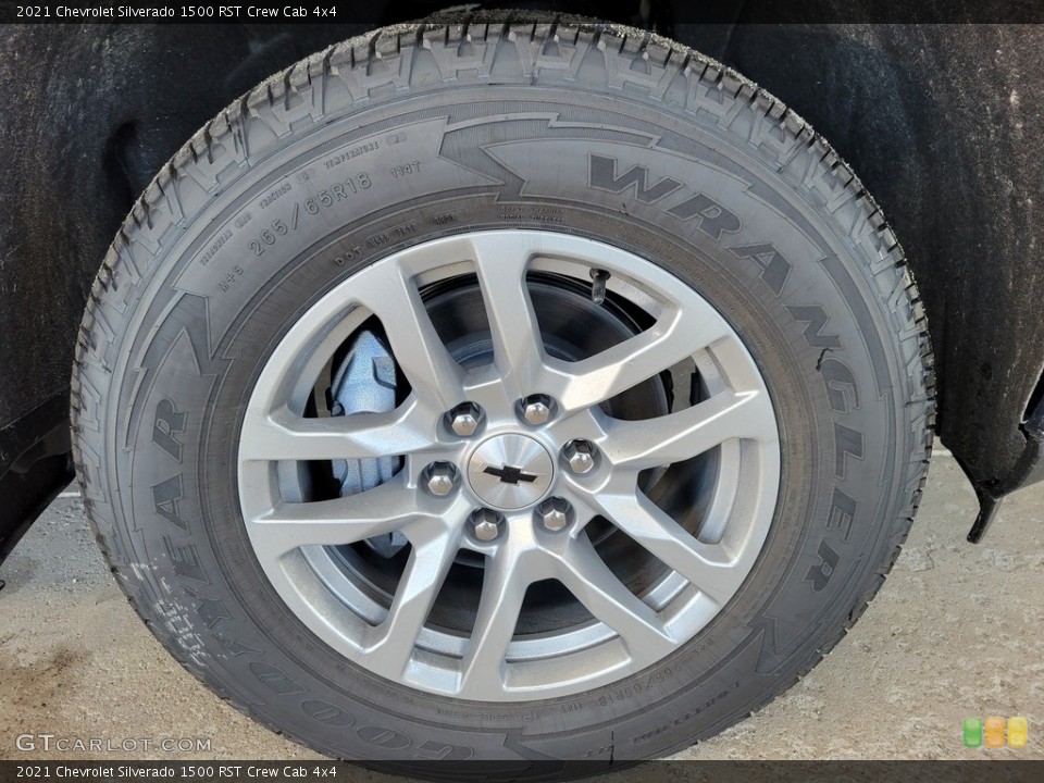 2021 Chevrolet Silverado 1500 RST Crew Cab 4x4 Wheel and Tire Photo #143068634