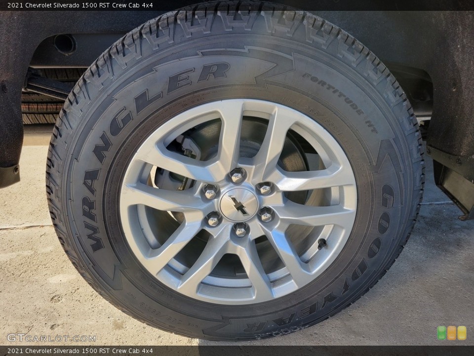 2021 Chevrolet Silverado 1500 RST Crew Cab 4x4 Wheel and Tire Photo #143068655