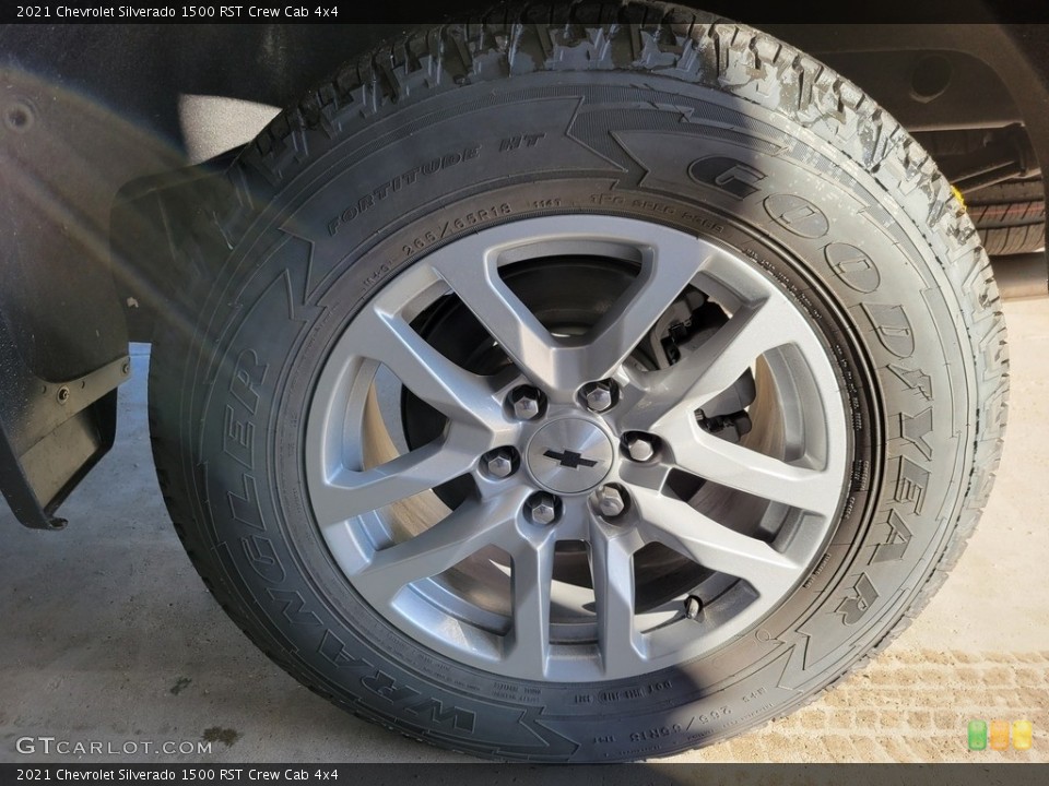 2021 Chevrolet Silverado 1500 RST Crew Cab 4x4 Wheel and Tire Photo #143068670