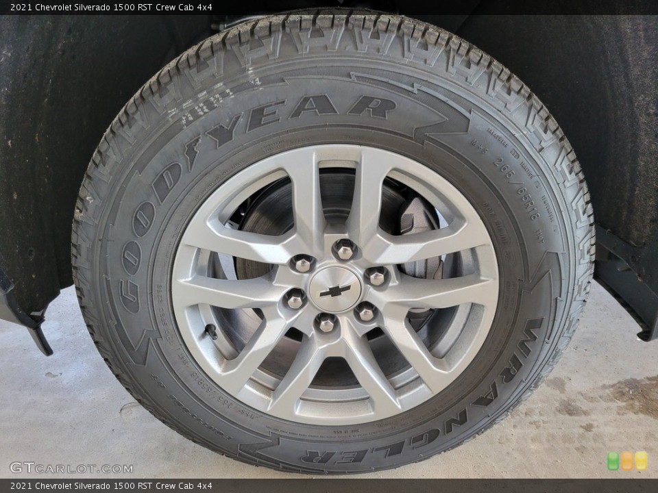 2021 Chevrolet Silverado 1500 RST Crew Cab 4x4 Wheel and Tire Photo #143068688