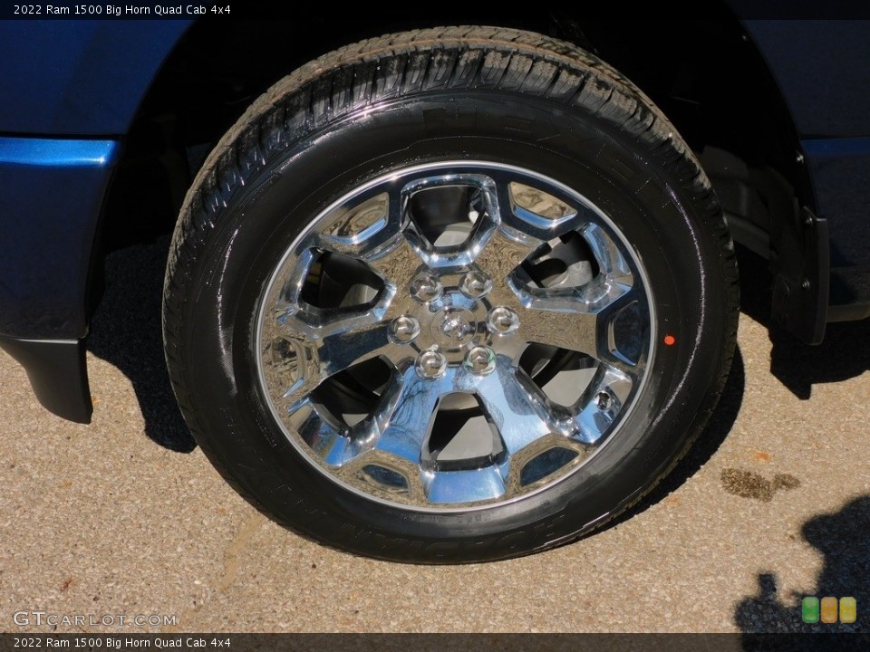 2022 Ram 1500 Big Horn Quad Cab 4x4 Wheel and Tire Photo #143086840