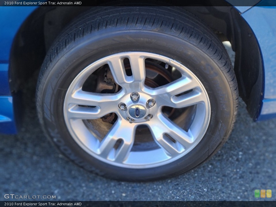 2010 Ford Explorer Sport Trac Adrenalin AWD Wheel and Tire Photo #143088329