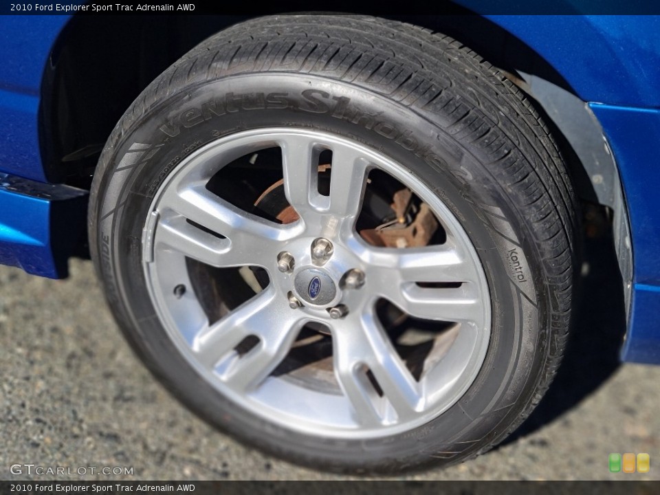 2010 Ford Explorer Sport Trac Adrenalin AWD Wheel and Tire Photo #143088374