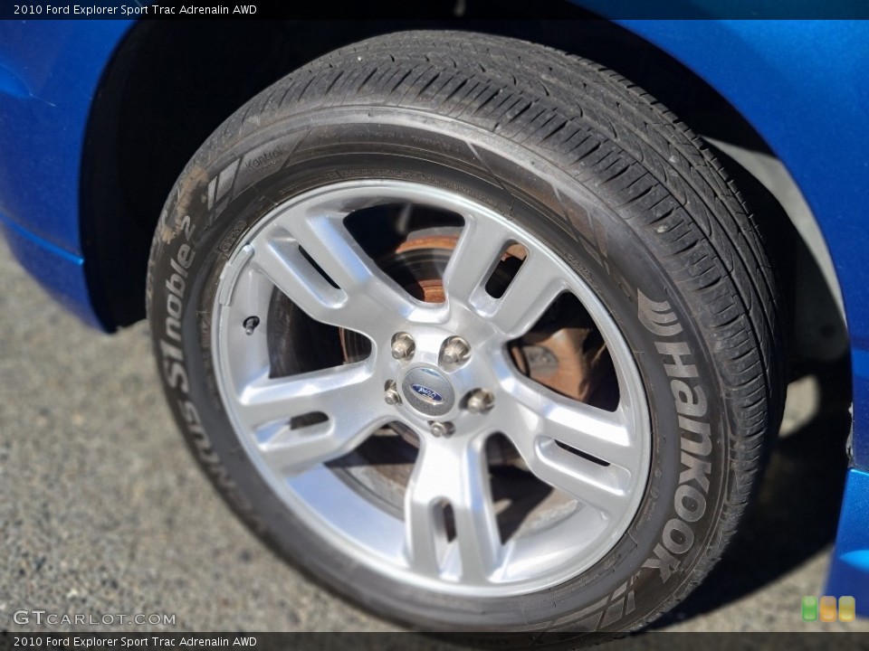 2010 Ford Explorer Sport Trac Adrenalin AWD Wheel and Tire Photo #143088404