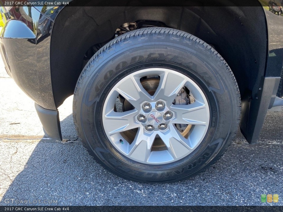 2017 GMC Canyon SLE Crew Cab 4x4 Wheel and Tire Photo #143090390
