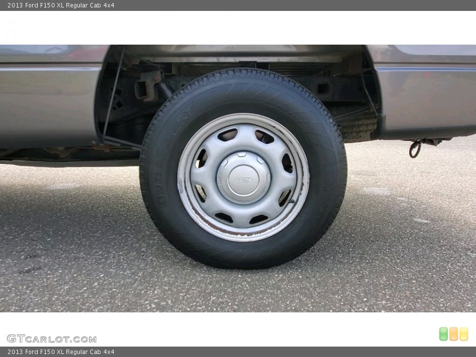 2013 Ford F150 XL Regular Cab 4x4 Wheel and Tire Photo #143110034