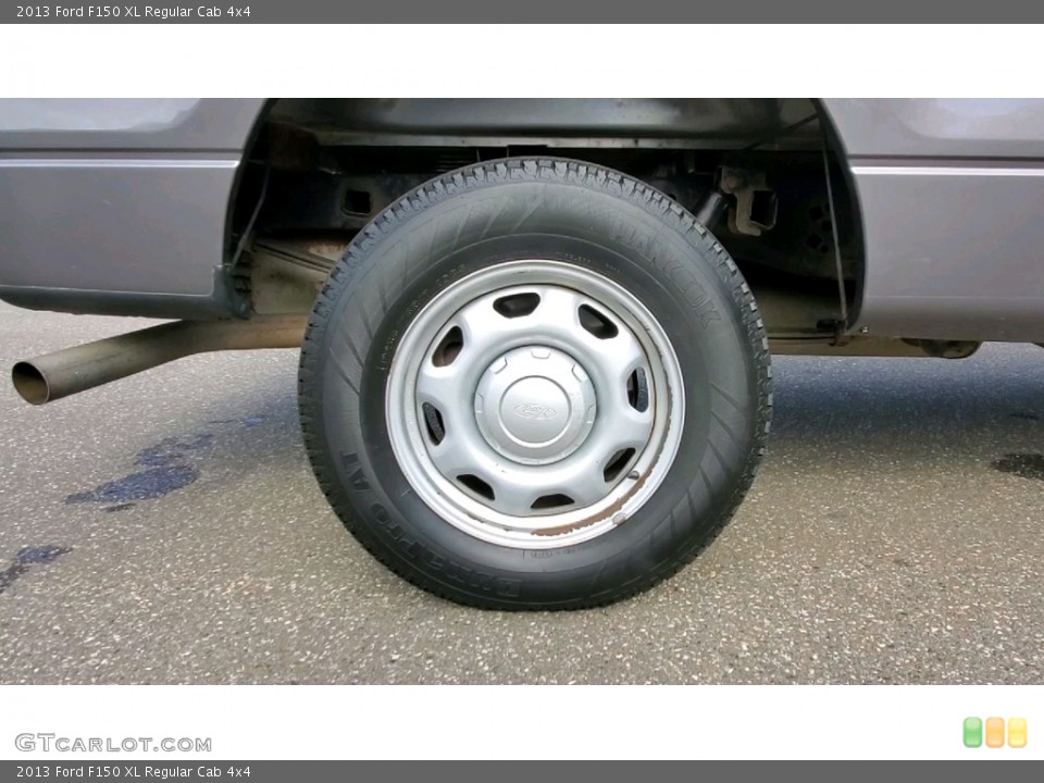 2013 Ford F150 XL Regular Cab 4x4 Wheel and Tire Photo #143110059