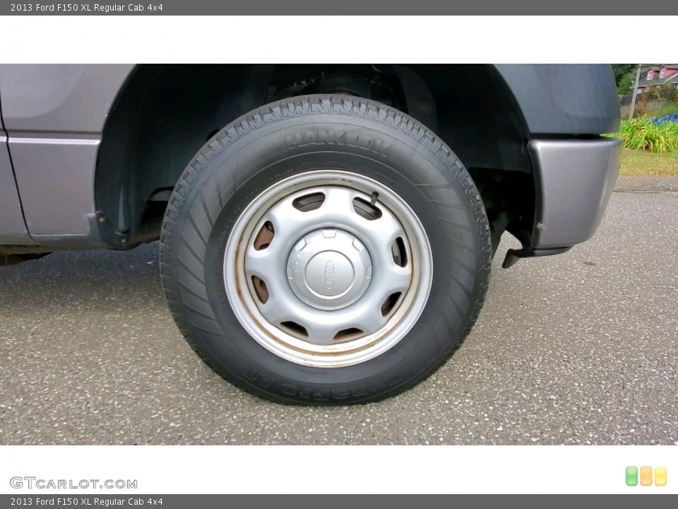 2013 Ford F150 XL Regular Cab 4x4 Wheel and Tire Photo #143110115