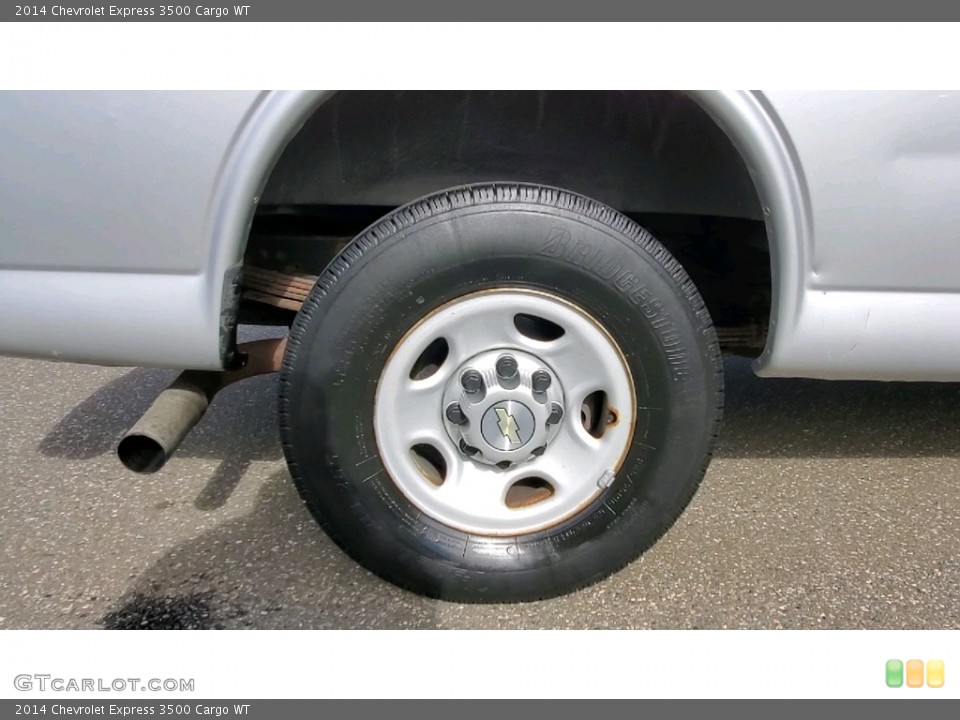 2014 Chevrolet Express 3500 Cargo WT Wheel and Tire Photo #143110643