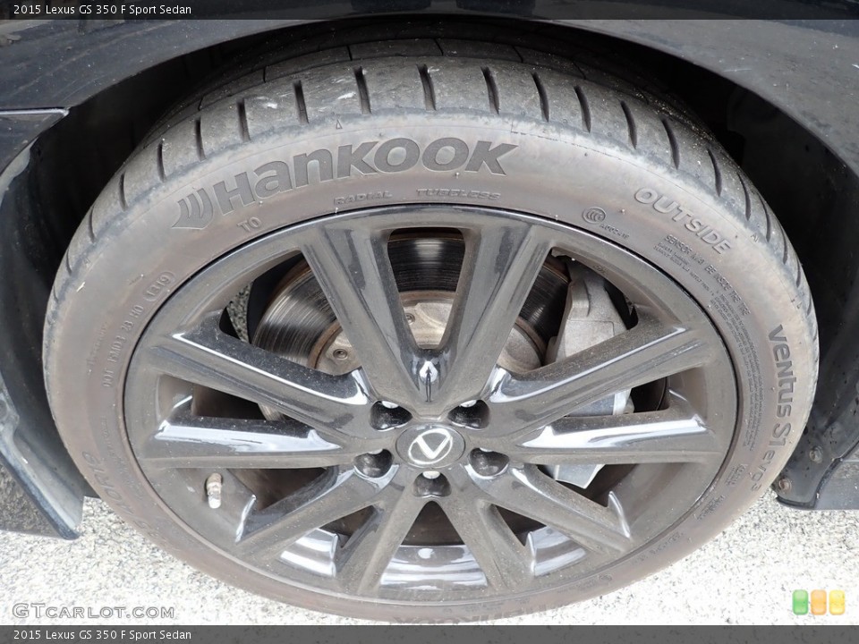 2015 Lexus GS 350 F Sport Sedan Wheel and Tire Photo #143116213