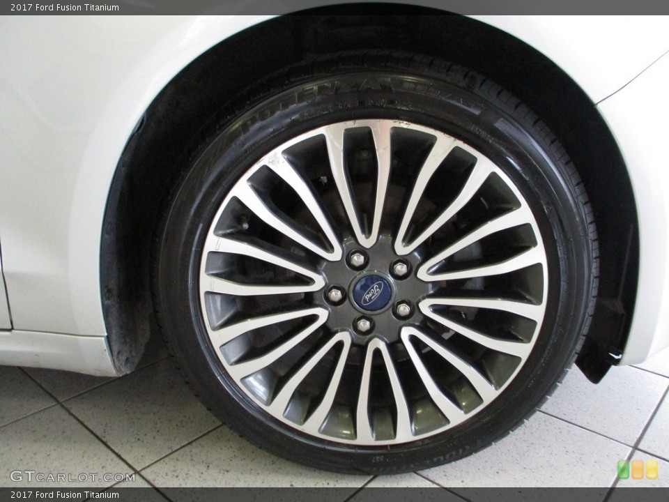 2017 Ford Fusion Titanium Wheel and Tire Photo #143120848