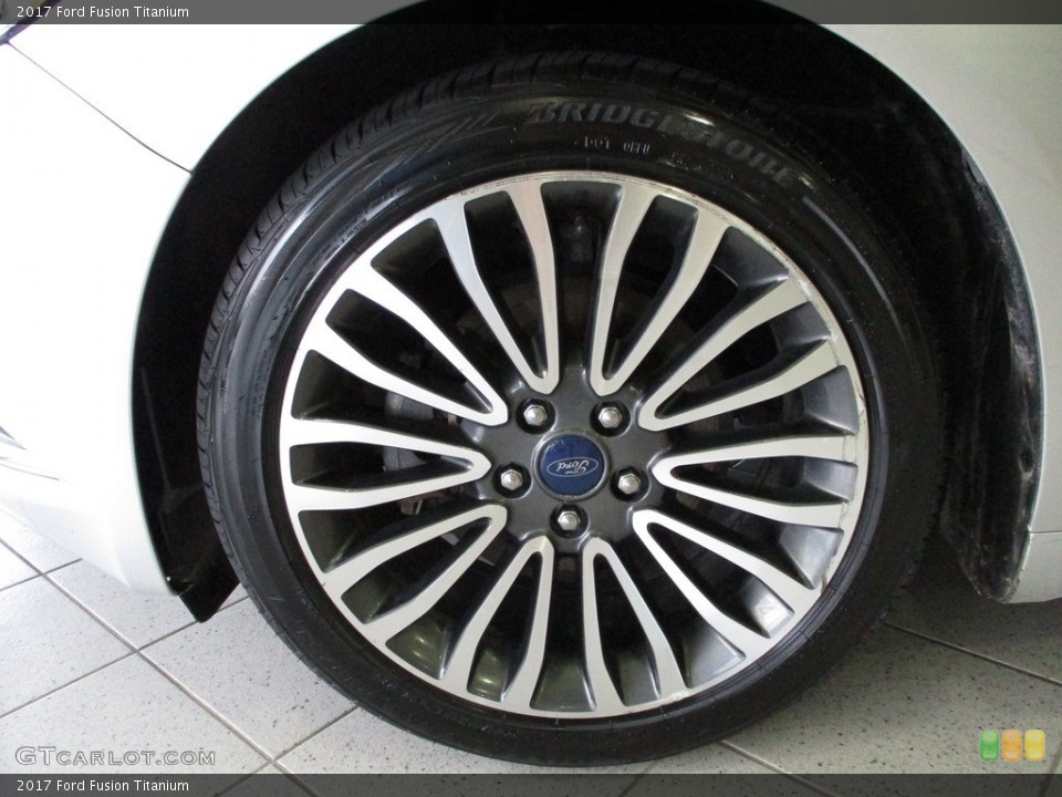 2017 Ford Fusion Titanium Wheel and Tire Photo #143120917