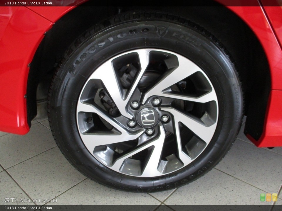 2018 Honda Civic EX Sedan Wheel and Tire Photo #143141686