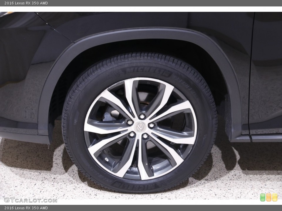2016 Lexus RX 350 AWD Wheel and Tire Photo #143158842