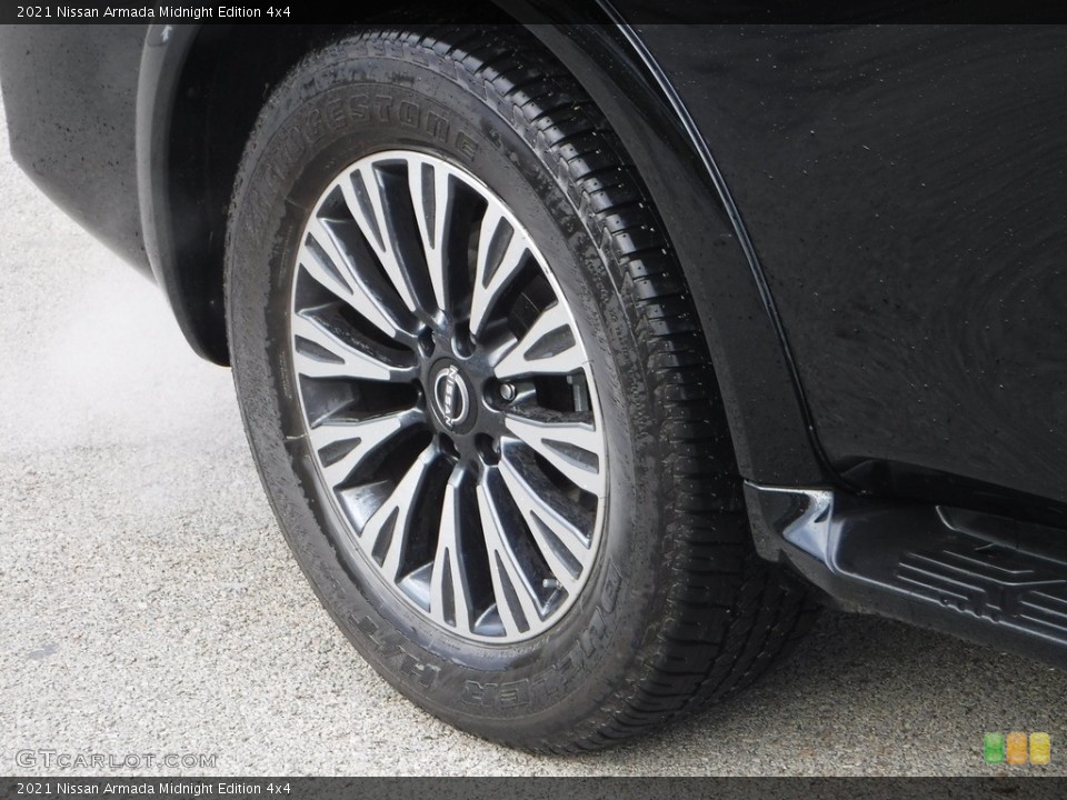 2021 Nissan Armada Midnight Edition 4x4 Wheel and Tire Photo #143168448
