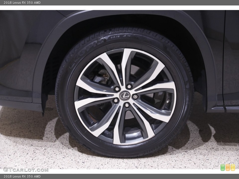 2018 Lexus RX 350 AWD Wheel and Tire Photo #143190792