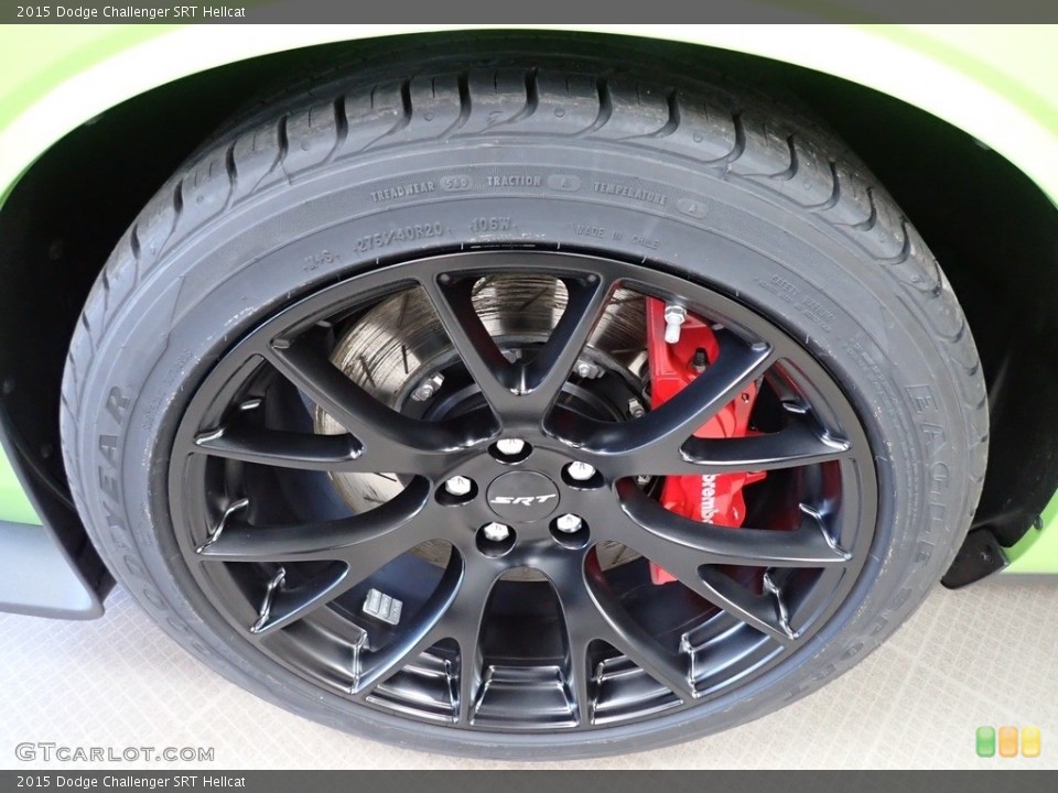 2015 Dodge Challenger SRT Hellcat Wheel and Tire Photo #143199414