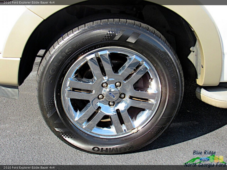 2010 Ford Explorer Eddie Bauer 4x4 Wheel and Tire Photo #143200678