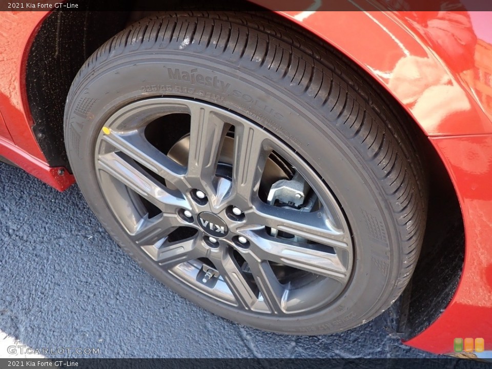 2021 Kia Forte GT-Line Wheel and Tire Photo #143204439