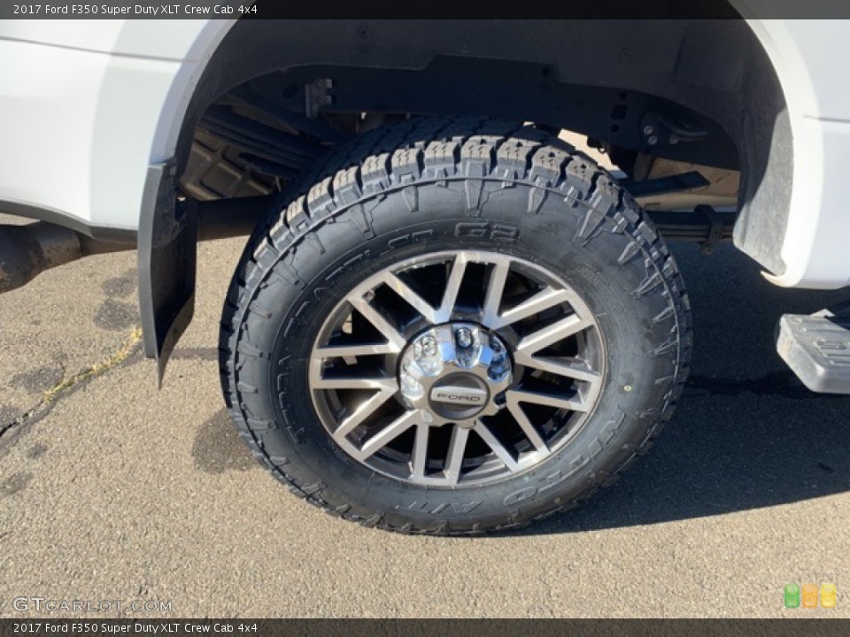 2017 Ford F350 Super Duty XLT Crew Cab 4x4 Wheel and Tire Photo #143210377
