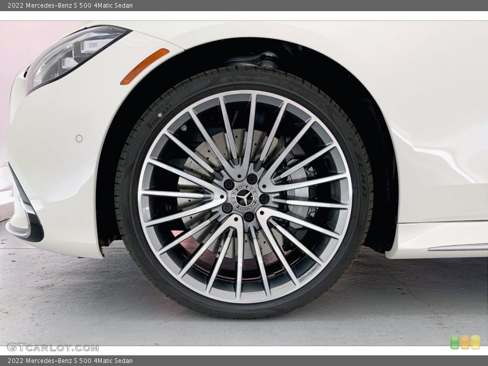 2022 Mercedes-Benz S 500 4Matic Sedan Wheel and Tire Photo #143240775