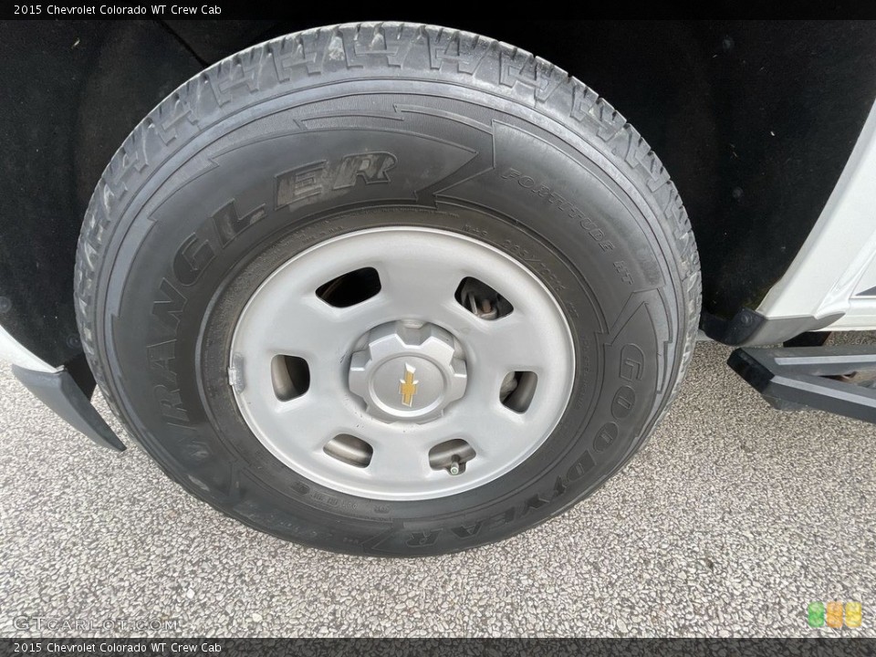 2015 Chevrolet Colorado WT Crew Cab Wheel and Tire Photo #143260075