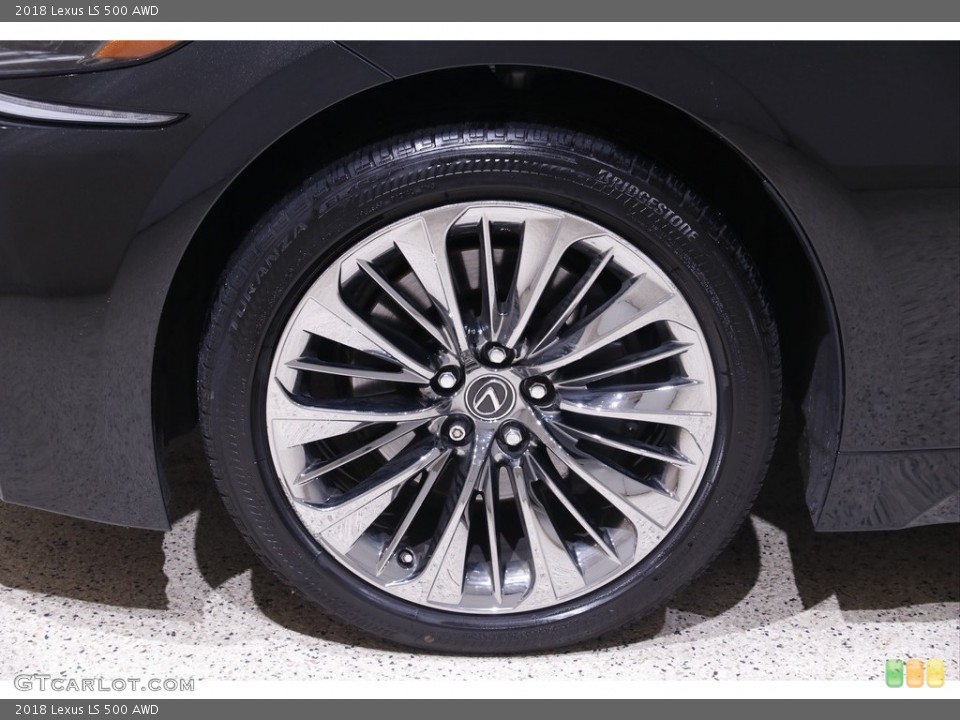 2018 Lexus LS 500 AWD Wheel and Tire Photo #143263195