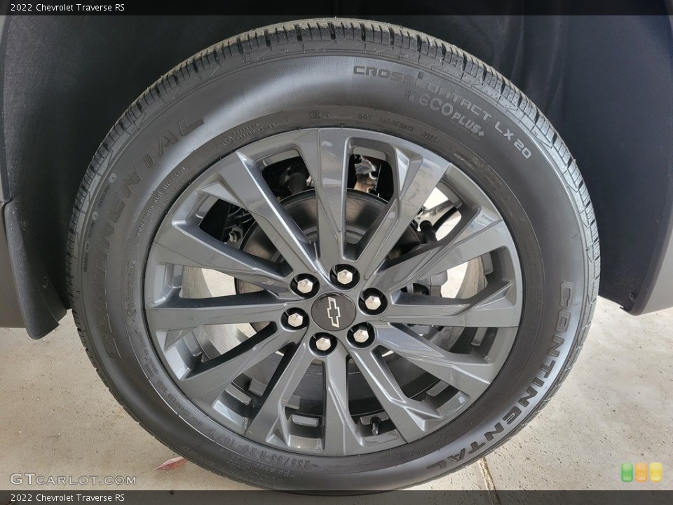 2022 Chevrolet Traverse RS Wheel and Tire Photo #143296871