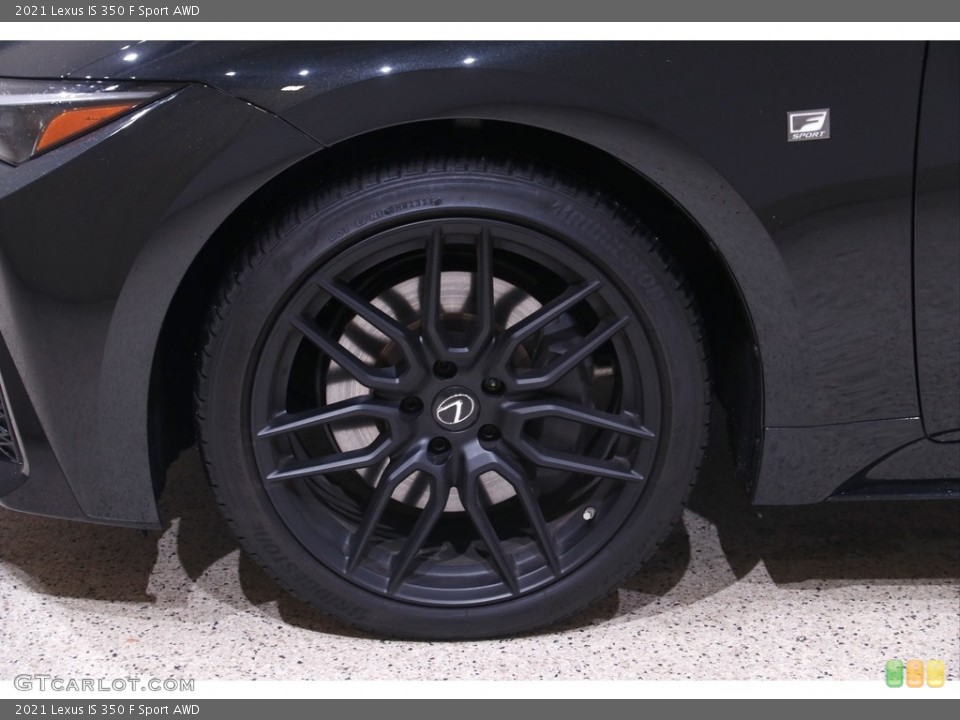 2021 Lexus IS 350 F Sport AWD Wheel and Tire Photo #143305236