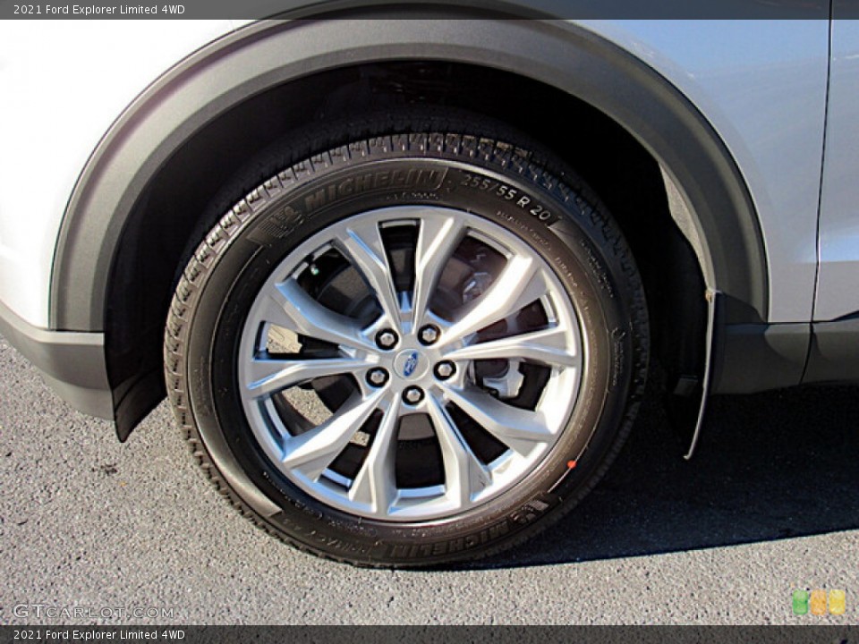 2021 Ford Explorer Limited 4WD Wheel and Tire Photo #143307314